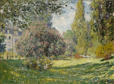 Paysage, Le Parc Monceau - Claude Monet